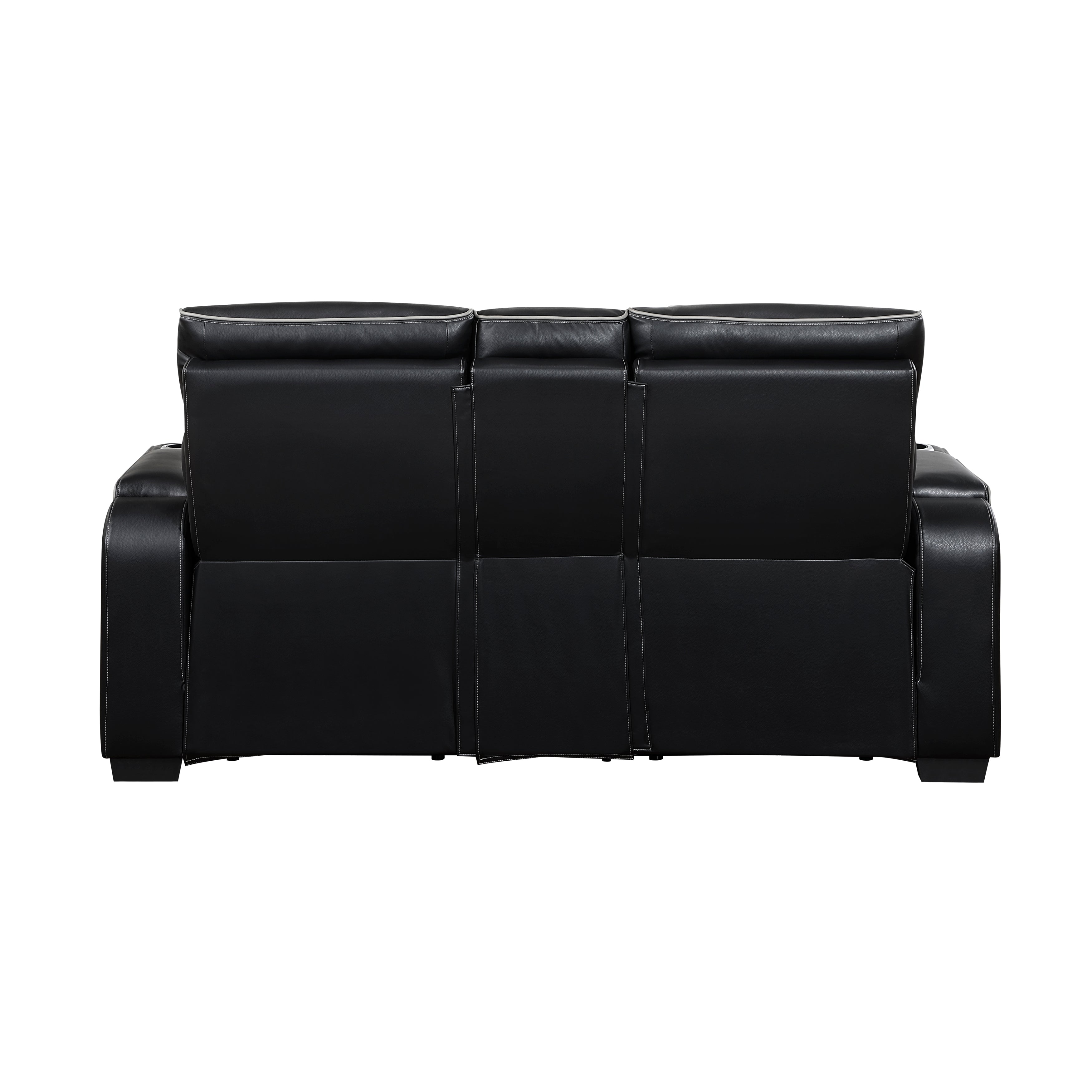 Homelegance Fairway Black Power Double Reclining Living Room Set
