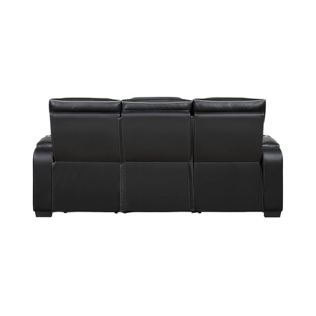Fairway Black Power Double Reclining Sofa from Homelegance - Luna Furniture