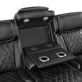 Fairway Black Power Double Reclining Sofa from Homelegance - Luna Furniture