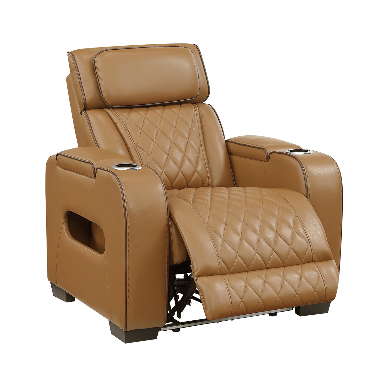 Fairway Brown Power Double Reclining Living Room Set from Homelegance - Luna Furniture