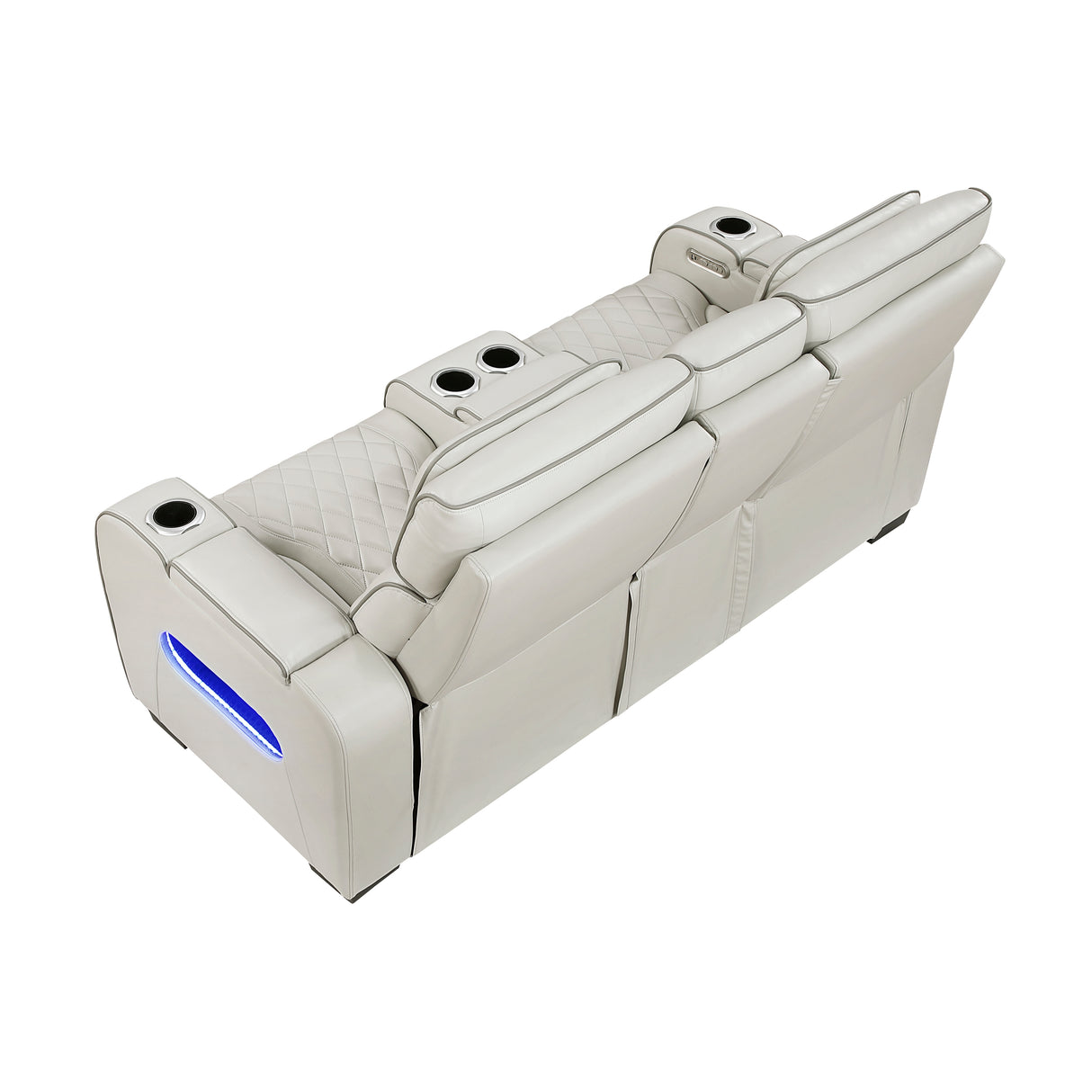 9516TPE*2PWH 2pc Set: Sofa, Love (Power) from Homelegance - Luna Furniture