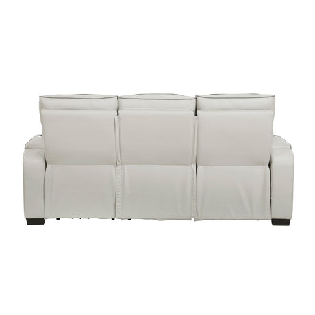 Fairway Taupe Power Double Reclining Sofa from Homelegance - Luna Furniture