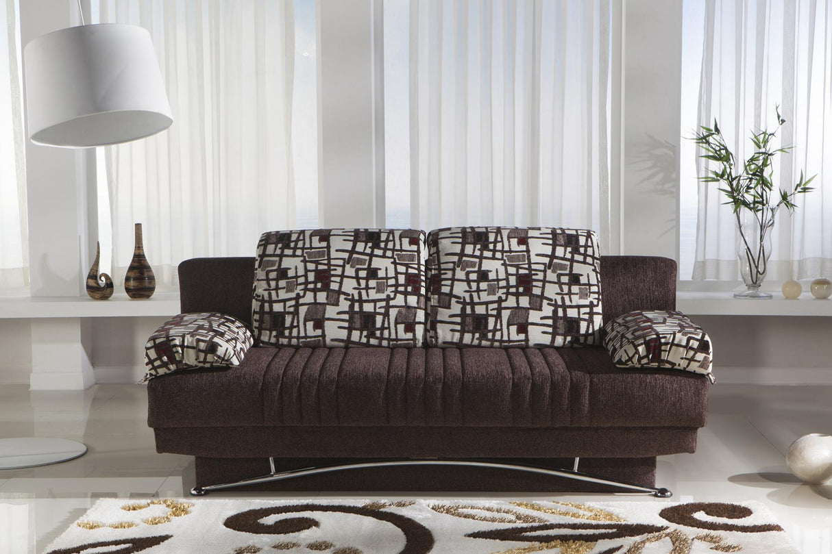 Fantasy Aristo Burgundy 3-Seat Sleeper Sofa from Bellona - Luna Furniture