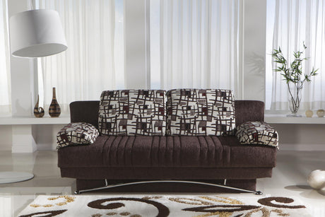 Fantasy Aristo Burgundy 3-Seat Sleeper Sofa from Bellona - Luna Furniture