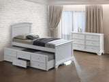 Fanton White Captain Bunk Bed from Furniture of America - Luna Furniture