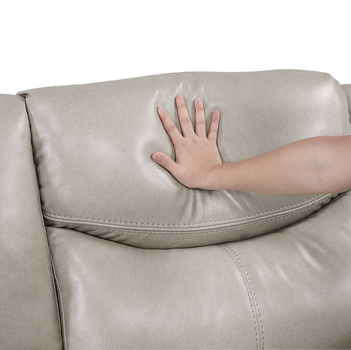 Fargo Taupe 3-Piece Power Reclining Sectional with Right Console from Homelegance - Luna Furniture