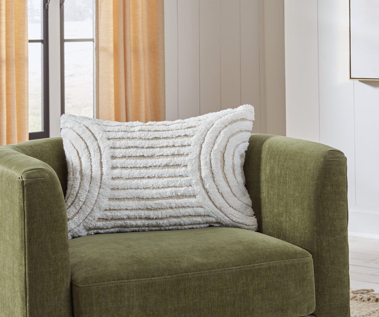 Farissen White/Tan Pillow (Set of 4) from Ashley - Luna Furniture