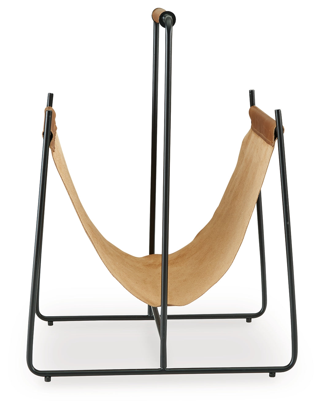 Faronworth Brown/Black Magazine Rack from Ashley - Luna Furniture