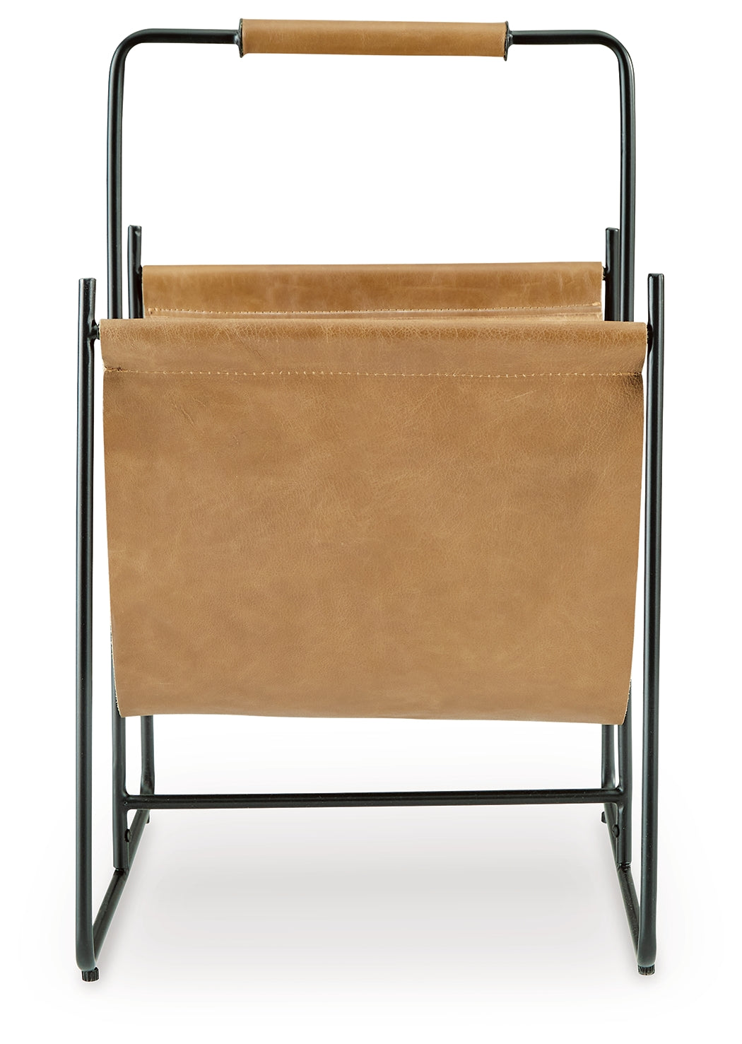 Faronworth Brown/Black Magazine Rack from Ashley - Luna Furniture