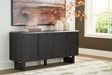 Farrelmore Black Accent Cabinet from Ashley - Luna Furniture