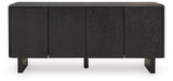 Farrelmore Black Accent Cabinet from Ashley - Luna Furniture