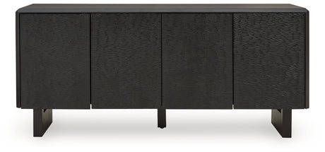 Farrelmore Black Accent Cabinet from Ashley - Luna Furniture