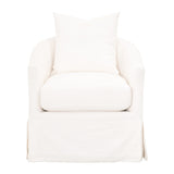 Faye Slipcover Swivel Club Chair from Essentials For Living - Luna Furniture