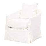 Faye Slipcover Swivel Club Chair from Essentials For Living - Luna Furniture