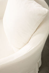 Faye Slipcover Swivel Club Chair from Essentials For Living - Luna Furniture