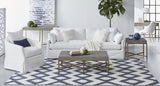 Faye Slipcover Swivel Club Chair from Essentials For Living - Luna Furniture