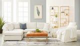 Faye Slipcover Swivel Club Chair from Essentials For Living - Luna Furniture