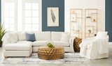 Faye Slipcover Swivel Club Chair from Essentials For Living - Luna Furniture