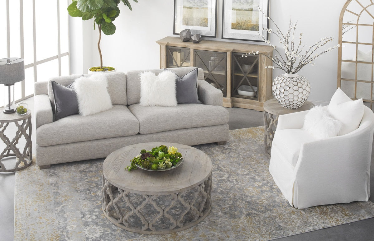 Faye Slipcover Swivel Club Chair from Essentials For Living - Luna Furniture