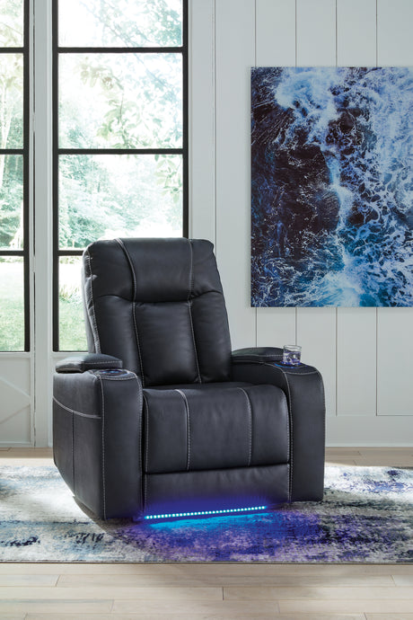 Feazada Sapphire Power Recliner from Ashley - Luna Furniture