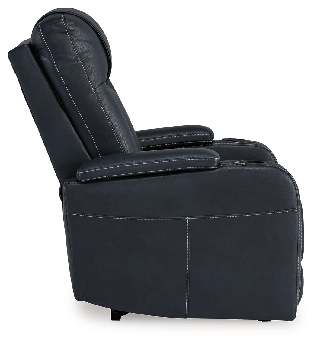 Feazada Sapphire Power Recliner from Ashley - Luna Furniture