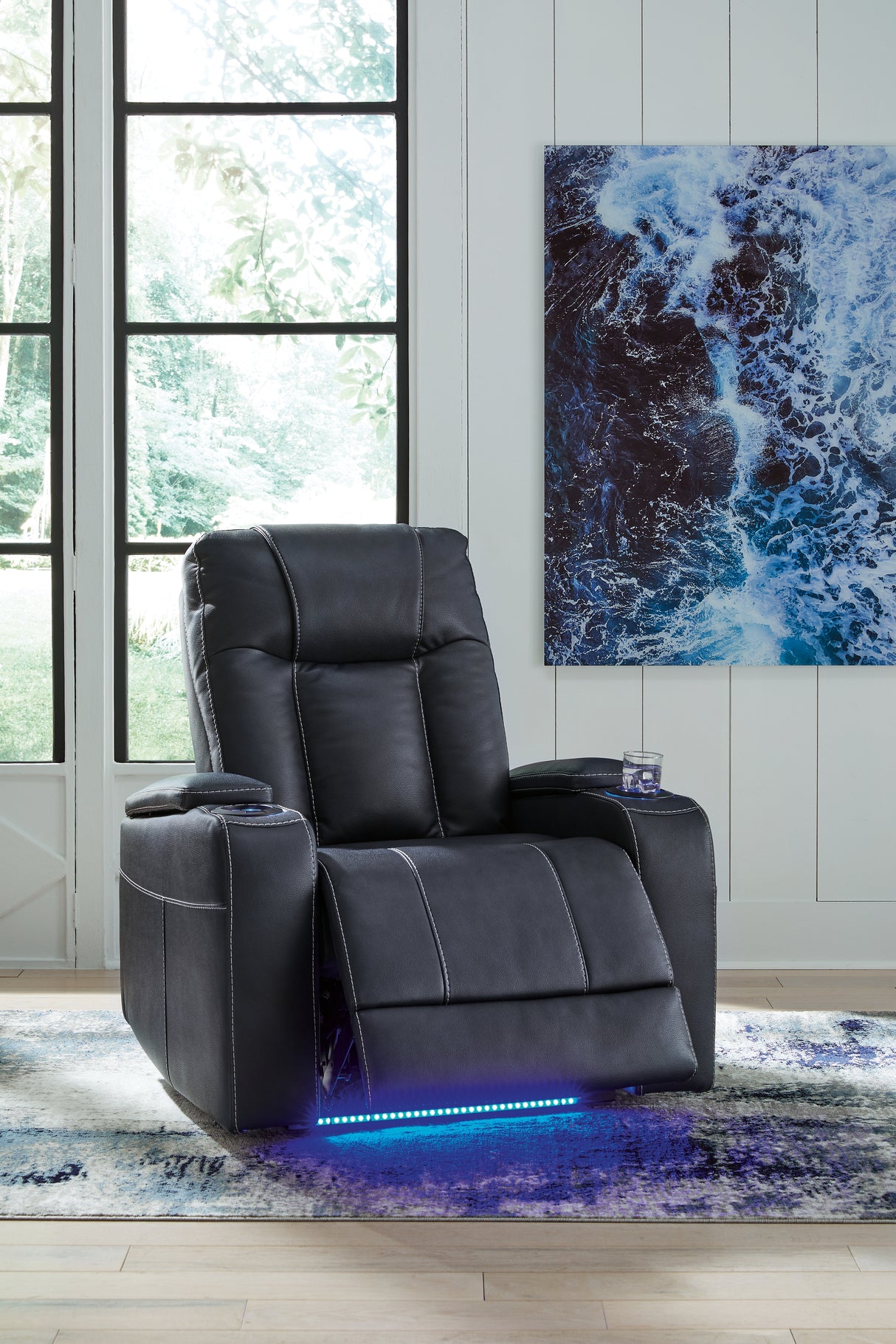 Feazada Sapphire Power Recliner from Ashley - Luna Furniture