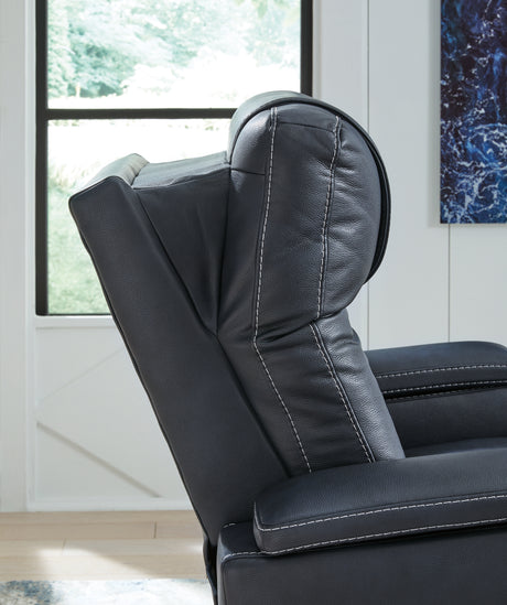 Feazada Sapphire Power Recliner from Ashley - Luna Furniture