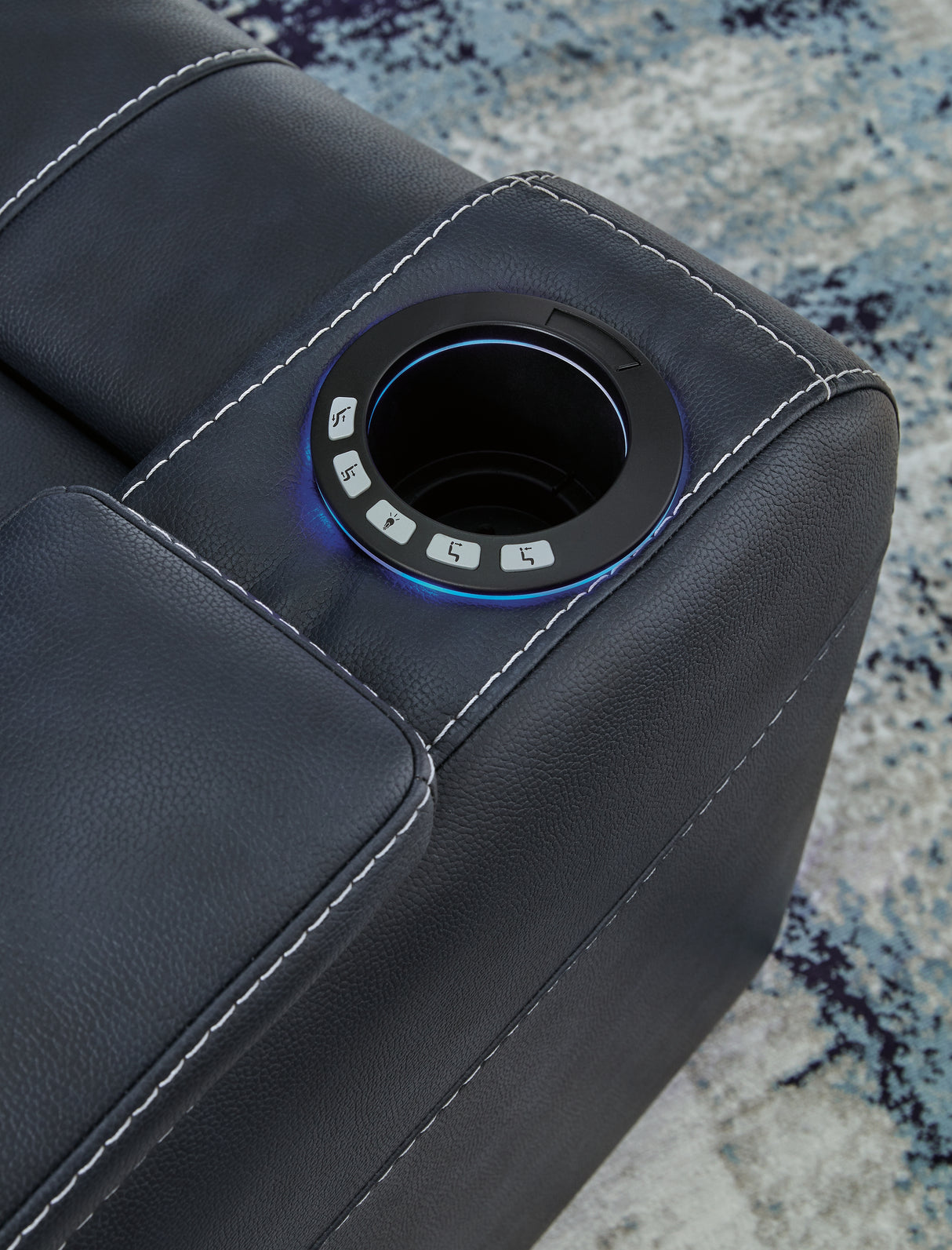 Feazada Sapphire Power Recliner from Ashley - Luna Furniture