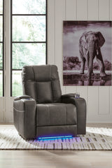 Feazada Shadow Power Recliner from Ashley Furniture - Luna Furniture