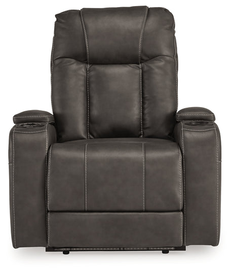 Feazada Shadow Power Recliner from Ashley Furniture - Luna Furniture