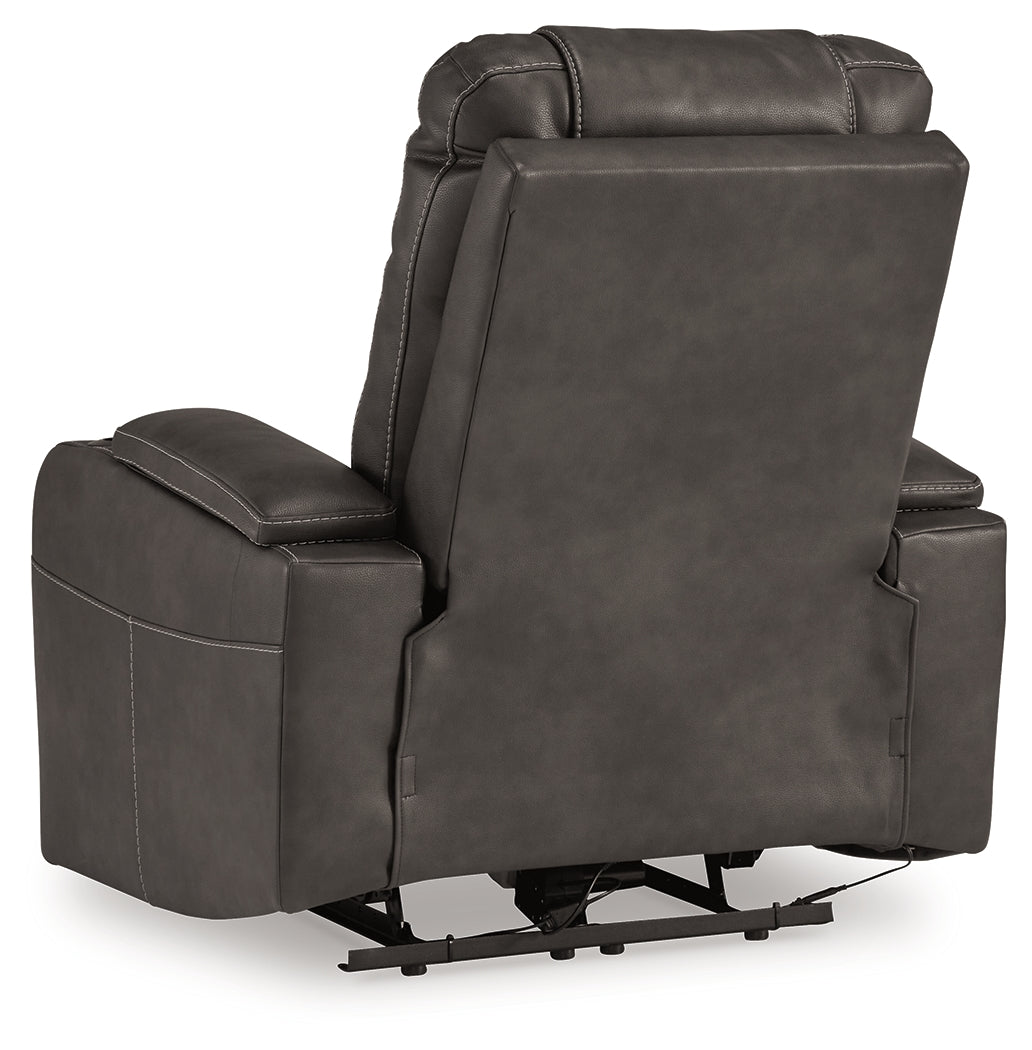 Feazada Shadow Power Recliner from Ashley Furniture - Luna Furniture