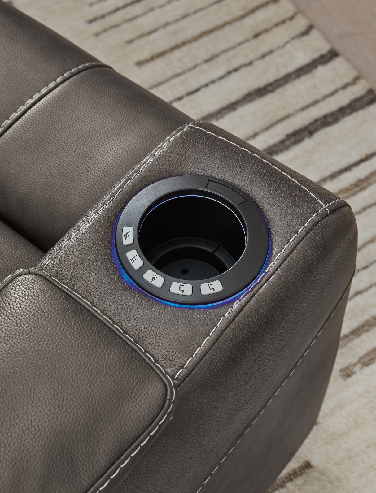 Feazada Shadow Power Recliner from Ashley Furniture - Luna Furniture