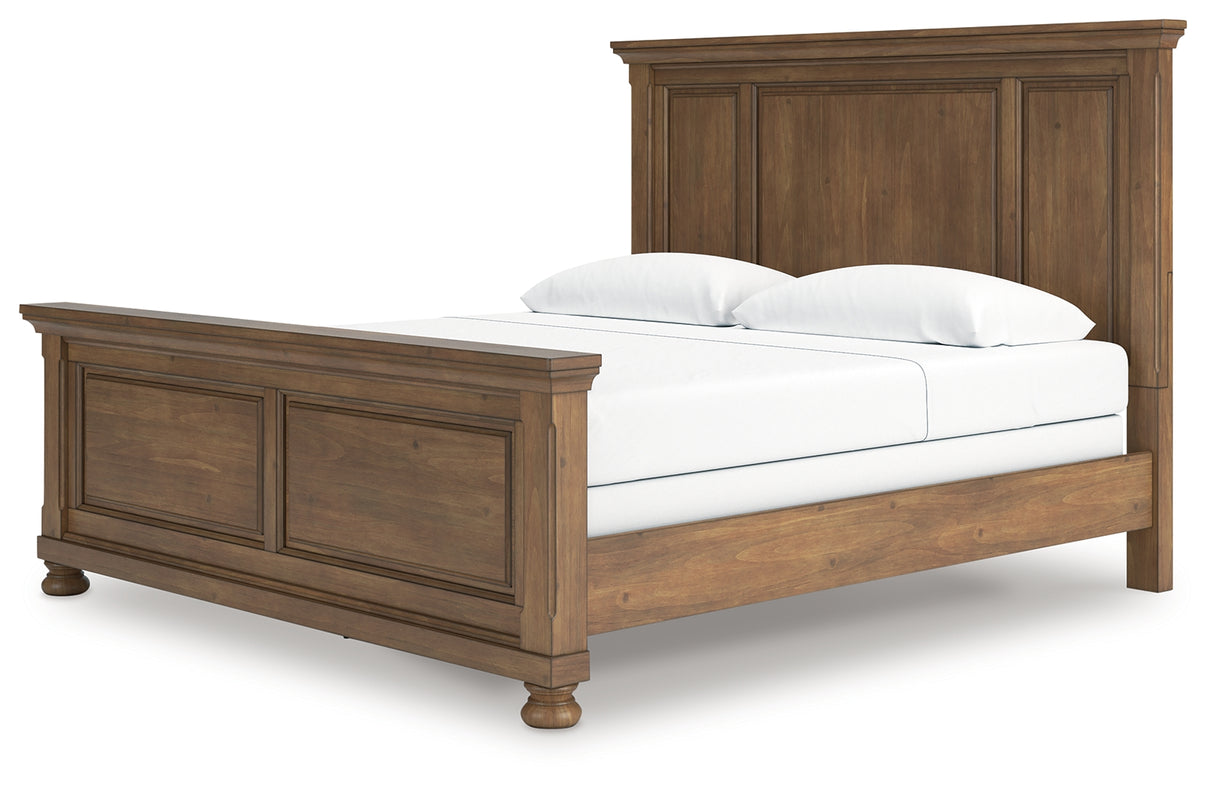 Feddinger Medium Brown King Panel Bed from Ashley - Luna Furniture