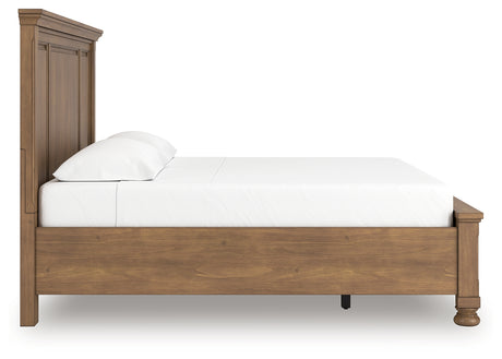 Feddinger Medium Brown King Panel Storage Bed from Ashley - Luna Furniture