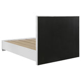 Felicity White High Gloss Queen Storage Bed from Coaster - Luna Furniture