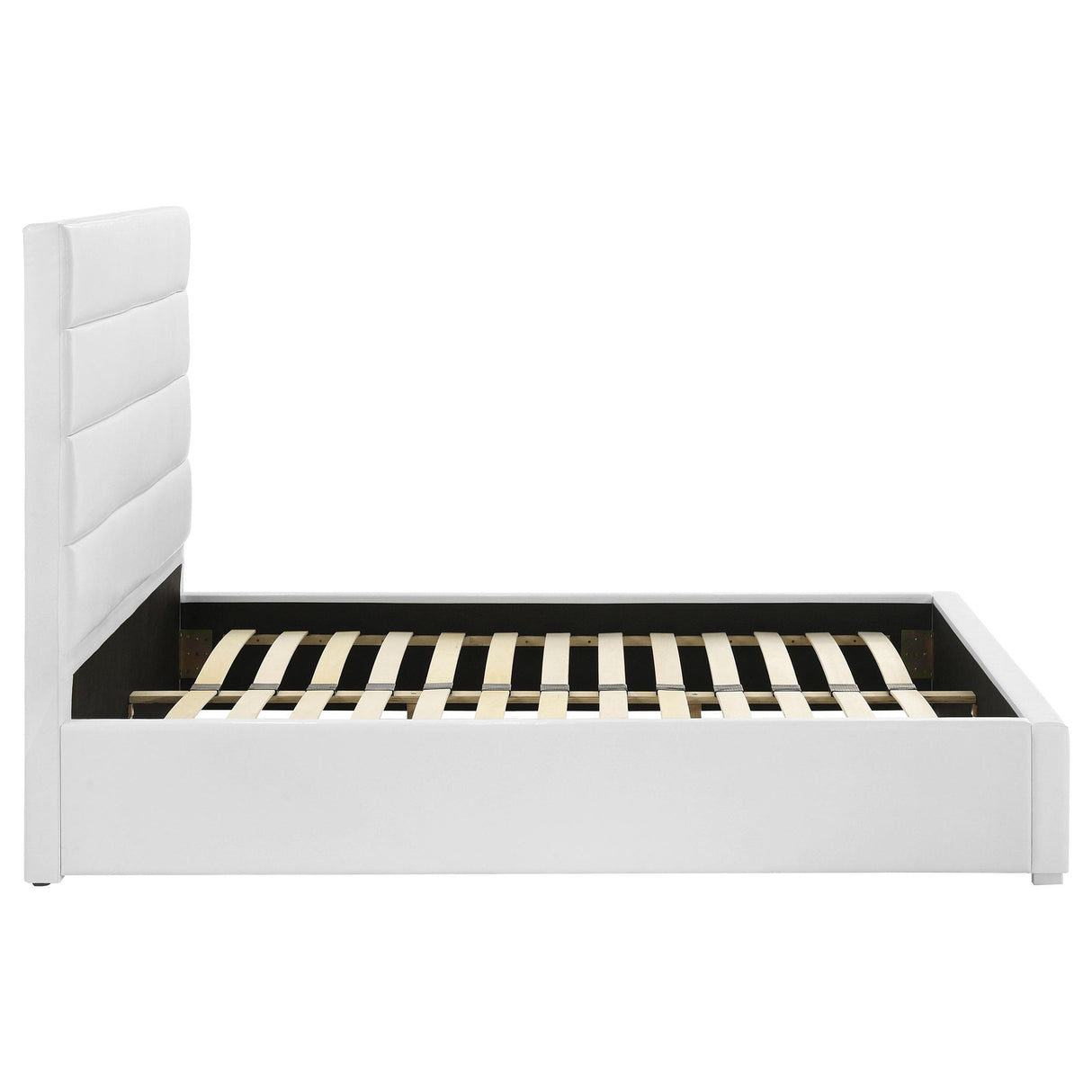 Felicity White Upholstered Full Platform Bed from Coaster - Luna Furniture
