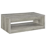 Felix Gray Driftwood 2-Piece Coffee and End Table Set from Coaster - Luna Furniture
