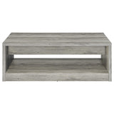 Felix Gray Driftwood 2-Piece Coffee and End Table Set from Coaster - Luna Furniture