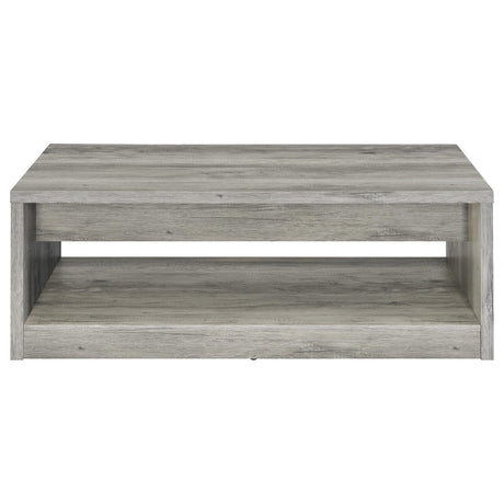 Felix Gray Driftwood 2-Piece Coffee and End Table Set from Coaster - Luna Furniture
