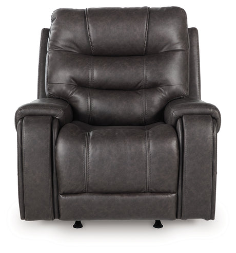 Femley Smoke Recliner from Ashley - Luna Furniture