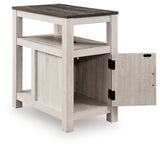 Fendenmore Two-tone Chairside End Table from Ashley - Luna Furniture