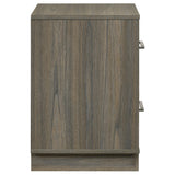 Fenwick Gray Oak 2-Drawer Nightstand from Coaster - Luna Furniture