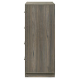 Fenwick Gray Oak 4-Drawer Chest of Drawers from Coaster - Luna Furniture