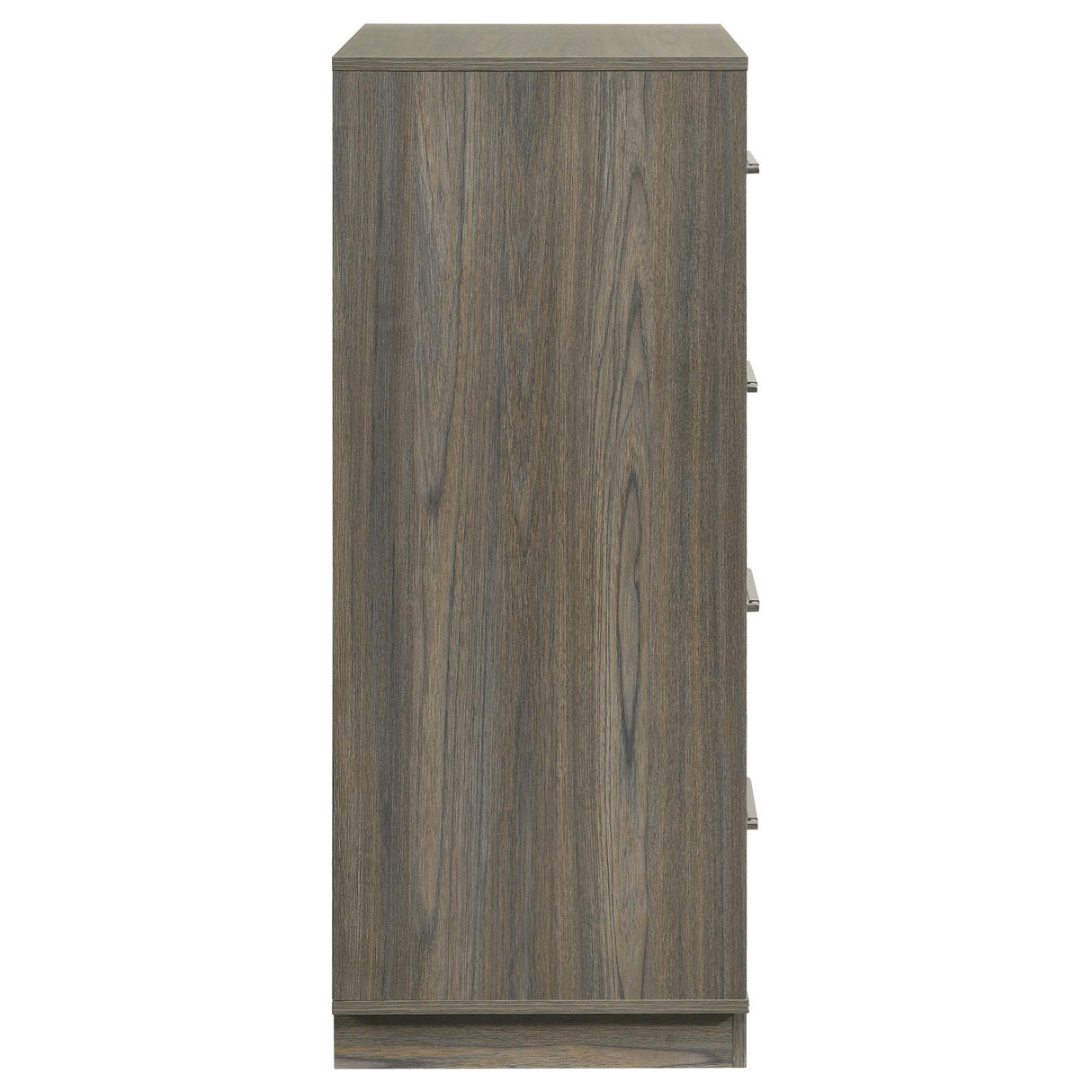 Fenwick Gray Oak 4-Drawer Chest of Drawers from Coaster - Luna Furniture