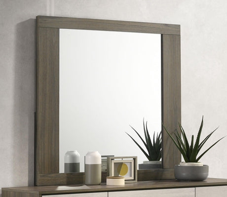 Fenwick Gray Oak Dresser Mirror (Mirror Only) from Coaster - Luna Furniture