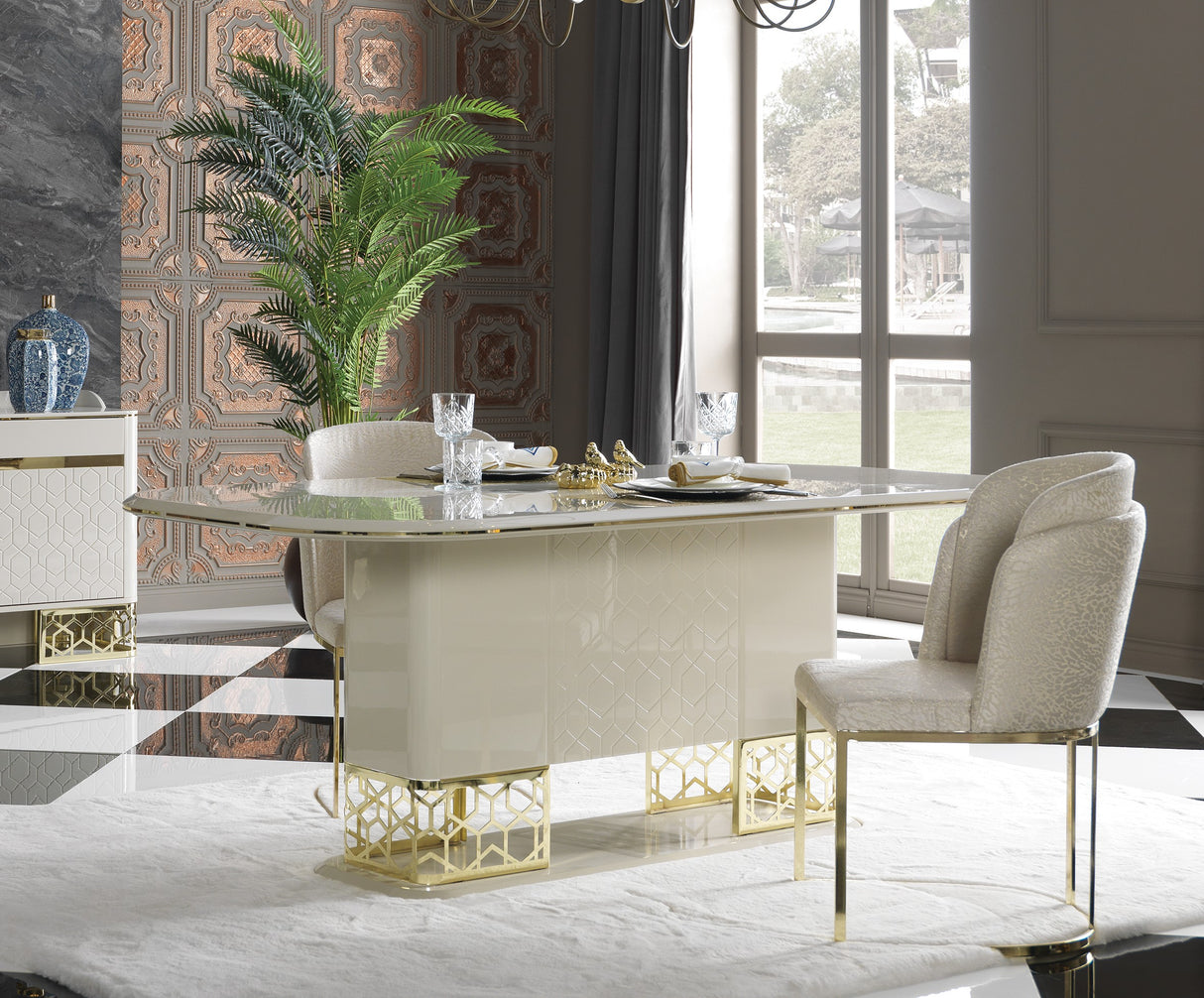Ferani Dining Table from Luna Luxury - Luna Furniture