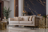Ferani Ivory 3-Seat Sofa from Luna Luxury - Luna Furniture