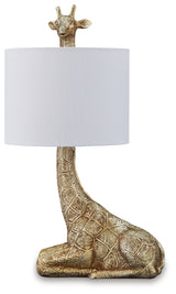 Ferrison Gold Finish Table Lamp from Ashley - Luna Furniture