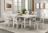 Ferrone Rustic White Oak Side Chair from Furniture of America - Luna Furniture