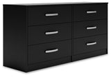 Finch Black Dresser from Ashley - Luna Furniture